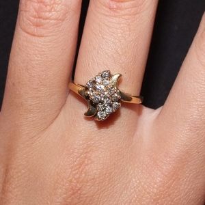 Cluster Diamond Ring